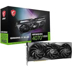 MSI GeForce RTX 4070 Ti Super 16G Gaming X Slim grafikas karte