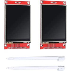 ARCELI 2 x 2,8 collu LCD TFT skārienekrāns, 320 x 240 izšķirtspēja, ILI9341 draiveris, SPI interfeiss, kas saderīgs ar Arduino un Raspberry Pi