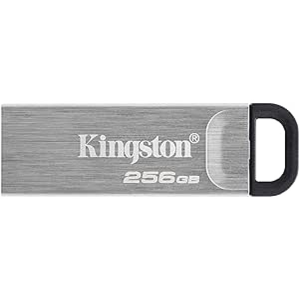 Kingston DataTraveler Kyson USB 3.2 Gen 1 USB-Stick 256GB – Mit stilvollem, kappenlosem Metallgehäuse