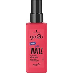 Got2B gotWavez Hydrating Wave Spray (150 мл), спрей для укладки для случайных волн и мягкости волос, с кокосовой водой и морскими минералами, веганская формул