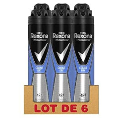 Rexona Rexon Motion Sense Cobalt sauso dezodoranto pakuotė 6 x 200 ml