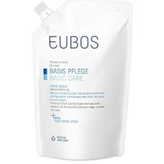 ‎Eubos Eubos Cream Oil Bath 400 ml vonios koncentratas sausai ir labai sausai odai laikymo maišelis Dermatologiškai patikrintas