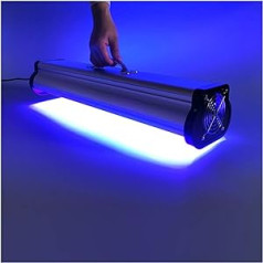 UV-Harz-Härtungslicht 500 W UV-Ultraviolet-Härtungslicht 365 nm 395 nm 405 nm Kleber Harz Grün Öl Lötplatine Beschichtung LCD displeja trūkums fHarzformen, Schmuckherstellung ( Izmērs : 1 UK 36, 5n