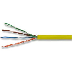 Pro Power CAT5EYELL305 Netzwerkkabel (Cat5e, UTP, 305 m) Gelb