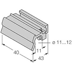 6970412 - KLZ3-INT, Montagezubehör für Zugankerzylinder