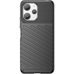 Бронированный гибкий чехол-чехол для Xiaomi Redmi 12 Thunder Case, черный