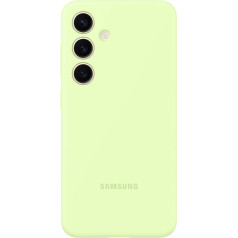 Samsung Oriģinālais silikona vāciņš priekš Samsung Galaxy S24+ silikona korpusa gaiši zaļš