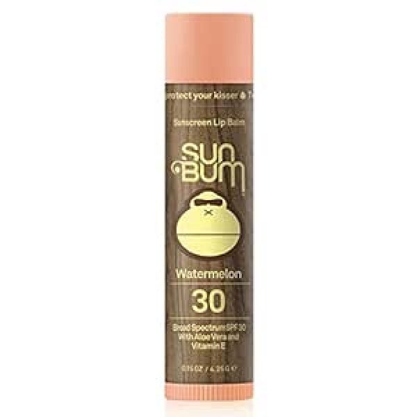 Sun Bum sauļošanās lūpu balzams, SPF 30, 0,15 oz Stick, lūpu sauļošanās līdzeklis, bez parabēniem