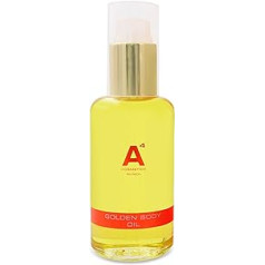 A4 Cosmetics A4 Zelta ķermeņa eļļa pretnovecošanās ķermeņa eļļa ar argana eļļu aizsardzību pret brīvajiem radikāļiem, mitrinoša, uzmundrinoša eļļa (100 ml)