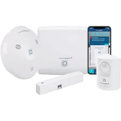 Homematic IP Smart Home 153348A0 sākuma komplekta trauksme — inteliģenta trauksme arī viedtālrunī