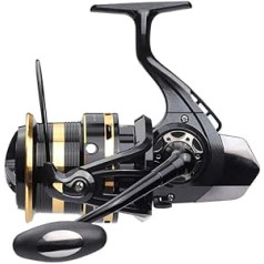 Makšķerēšanas spole Jūras spoles vērpšanas karpu makšķerēšanai Full Metal Flat Spool 12 + 1BB Sams Fish Spinning Reel Surf Makšķerēšanas spoles Black Gold 20000 Series Makšķerēšanas spoles Sea ( Krāsa : Black Gold 10000 Series )