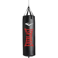 Everlast Unsiex Nevatear nepildīts boksa maiss, melns/sarkans, 70 mārciņas