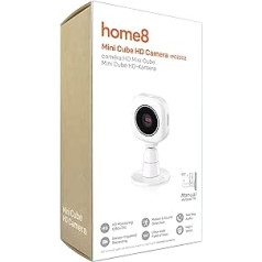 Home8 Smart Home bezvadu WiFi HD mini videokamera ar automātisku infrasarkano nakts redzamības funkciju / vadāma un uzraugāma ar Home8 lietotni / var izmantot kā video mazuļa monitoru