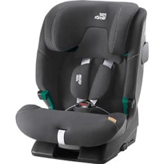 BRITAX RÖMER ADVANSAFIX 2 Z-Line Child Seat for Children from 76 to 150 cm (i-Size) with and without Isofix, 15 Months to 12 Years, Midnight Grey
