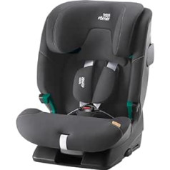 BRITAX RÖMER ADVANSAFIX 2 Z-Line vaikiška kėdutė vaikams nuo 76 iki 150 cm (i-Size) su ir be Isofix, nuo 15 mėnesių iki 12 metų, vidurnakčio pilka