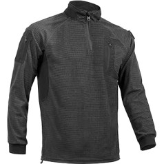 ACE Schakal Fleece Jacket Tactical Pullover with Velcro for Airsoft, Paintball, Trekking and Outdoor Use