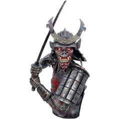 Nemesis dabar oficialiai licencijuota Iron Maiden Senjutsu krūtinės dėžutė, sidabrinė 41 cm