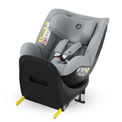 Maxi-Cosi Mica Eco, Newborn & Toddler Seat, Group 0/1, Rotating Child Seat, 360° Child Seat with ISOFIX, from Approx. 3 Months to 4 Years (from Birth with Insert for Newborns), Authentic Grey