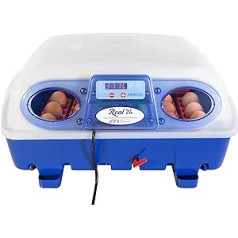 Borotto Semi-automatic Real 24 patented professional incubator with egg turner with lever for 24 eggs or 96 small eggs