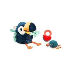 Lilliputiens 83132 Мягкая игрушка Tucan Pablo the Gourmet с аксессуарами 25 x 15 x 16 см