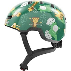 ABUS Skurb Kid Children's Helmet - Robust Bicycle Helmet in Skater Look with Space for a Braid and Various Designs - for Girls and Boys