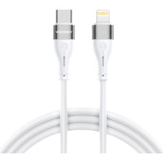 Kabelis iPhone USB-C - Lightning PD 27W 2m balts