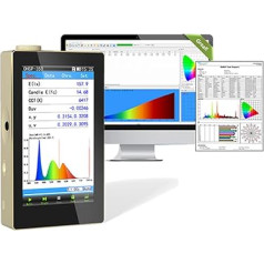 Hopoocolor OHSP350 spektrometrs Gaismas ekspozīcijas mērītājs CCT CRI LUX LED spektra analizators ar programmatūru