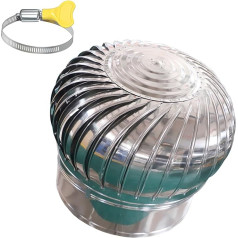 Ventilatora vāks, sienas ventilācijas vāciņš, jumta ventilators, vēja turbīnas gaisa atveres, kupola ventilators, vāciņš Vent Round, 304 nerūsējošā tērauda apaļš ekstraktora sienas ārējais vāks, žāvētāja ventilācijas komplekts, bi