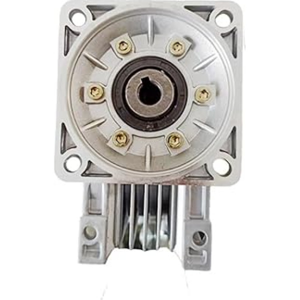 RV50, Reduktors, NMRV50 NMRV 50 050, Slīpne, 80 ieejas kvadrātveida atloks, 130 servo 86 Stepper Motor Special (izmērs: 80 kvadrātveida atloks, krāsa: attiecība 20/1)