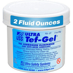 Tef-Gel, TG-02, 2 OZ Tub Anti-seize, Anyi-gull Lubricant, NSF Food Grade, Ultra Tef-Gel