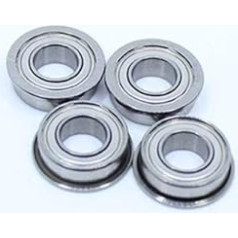 SUOFEILAIMU SF606ZZ atloka gultnis 6x17x6 mm 10PCS SF606 Z ZZ zweifach gekapselt Edelstahl mit Flansch Kugellager SF606Z F606 Z