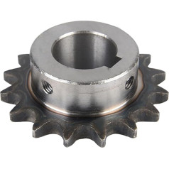 PIGENE zobratu spirālveida konusveida zobrats 06B Vienrindas zobrats Sprocket Bore 18mm Inner Hole 6mm Keyway 13 14 15 16 17 18 19 20 zobi (izmērs: 18mm, krāsa 19 zobi)