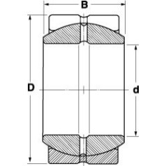 SKF GE 70 txg3 a-2ls Radiālās skrūvju un stiprinājumu sistēmas