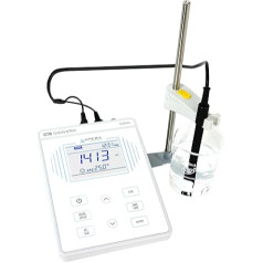 Apera Instruments EC700 laboratorijas/galda konduktivitātes mērītājs (ietver 2301T-F elektrodu konduktivitātes un temperatūras mērīšanai, ar automātisku temperatūras kompensāciju)