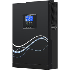 novopal 5500 W saules hibrīda invertors no līdzstrāvas 48 V līdz maiņstrāvas 220 V/230 V ar 100 A MPPT Off Grid Pure Sine Wave invertoru Maks. Darbojas ar 48 V svina skābes un litija akumulatoriem.