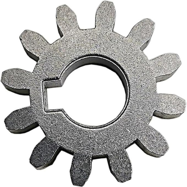 RLLHHGH Kegelrad aus Karbonstahl, 27,3 mm, Metall, 2 m, 12 Zähne, Lochdurchmesser 10 mm, Getriebemotorteile, Hardware 12T, 10 A