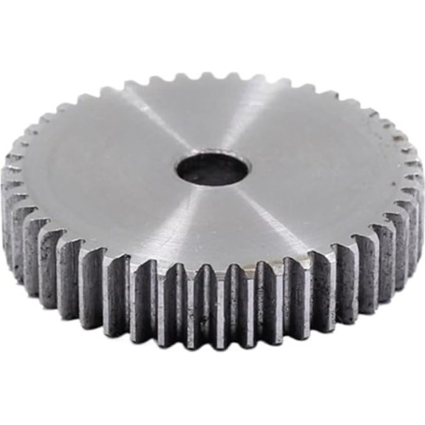 LJQDD Stirnradgetriebe Motorgetriebe aus Aluminiumlegierung 1 Stück Spur gear Staight Gear Positive Gear Mod 1M 26T 27T 28T 29T 30T 31T 32T 35T 36T 40T 45T 50T 60T Zähne (Izmērs : 50 zobi -1gab)