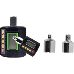 Digitaler Drehmomentadapter 3-teiliger Drehmomentschlüssel-Tester mit Adapter 3-200 N.m Digital Meter Display Kopf Fahrrad Auto Reparatur Fahrrad Bitte Ideal für Autos, Motorräder und Fahrräder(ANC-13