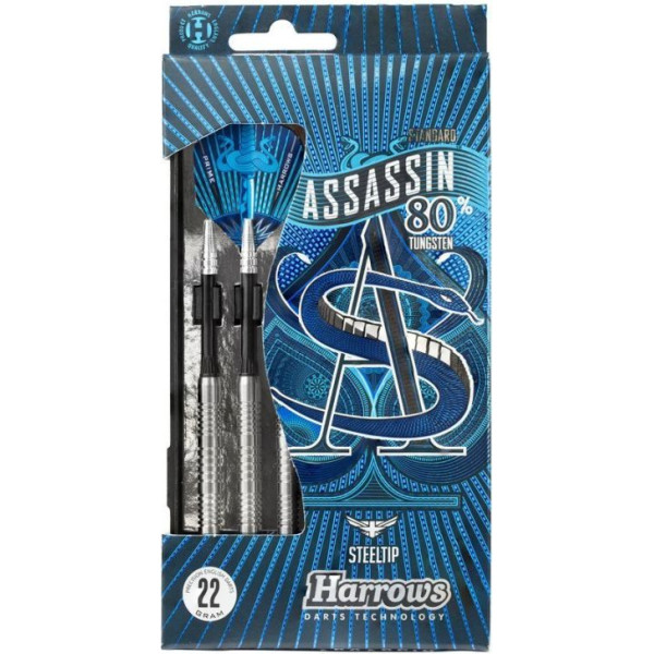 Assassin 80% šautriņas ar tērauda galiem HS-TNK-000013140 / 24 gR