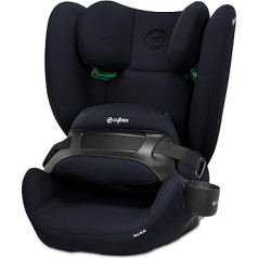 Cybex Silver Pallas B2 i-Size, ISOFIX, 1/2/3 grupa (9-50 kg), no aptuveni 15 mēnešiem līdz 12 gadiem, ieskaitot krūzes turētāju, Blue Moon