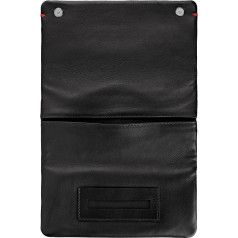 Zippo Nappa Tri-Fold Tobacco Pouch Black