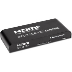 Aktīvais sadalītājs sadalītājs 2 x hdmi 4k x 2k | 6gb/s | 60hz