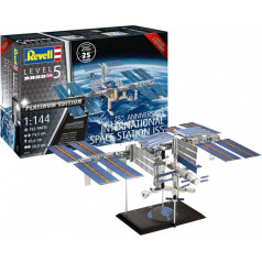 Plastikāta modeļu dāvanu komplekts 25. gadadienai Starptautiskā kosmosa stacija iss 1/144