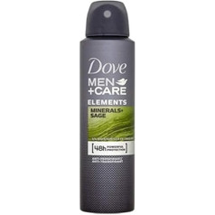 Dove Men + Care Mineral & Sage Deodorant Spray Pack of 6 x 150 ml