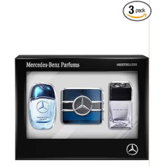 Mercedesbenz Miniatūru dāvanu komplekts Mercedes Benz Man Best Of Collection 3 lieliski aromāti Fragrance Classic by Mercedes Benz Parfums 3 miniatūras