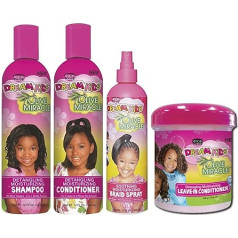 Generisch African Pride Dream Kids Detangling Shampoo, Conditioner, Braid Spray & Leave-in Conditioner Set