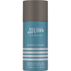 Jean Paul Gaultier Le Male homme/ vīriešu dezodorants, izsmidzināms, 150 ml, 1 iepakojums, (1x 150 ml)