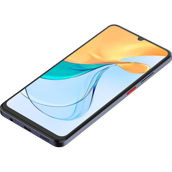 ZTE viedtālrunis Blade V50 2023 (17,15 cm (6,75 collu) HD+ displejs, 4G LTE, 4 GB RAM un 256 GB iekšējās atmiņas, 50 MP galvenā kamera un 8 MP priekšējā kamera, Dual SIM, Android 13) Melns