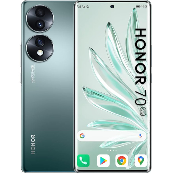 HONOR 70 viedtālrunis 5G, Android tālrunis, 256 GB, 6,67