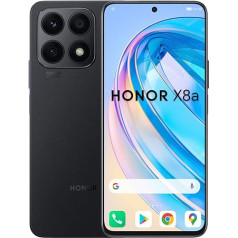 HONOR X8a 6,70 collu HD+ 6GB 128GB pusnakts melns